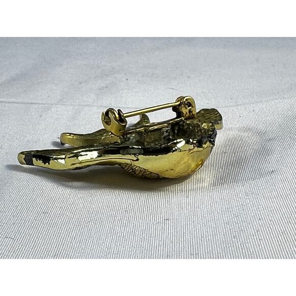 Vintage Jewelry Gold Tone Angelfish Brooch Pin 2.5" - Picture 12 of 16